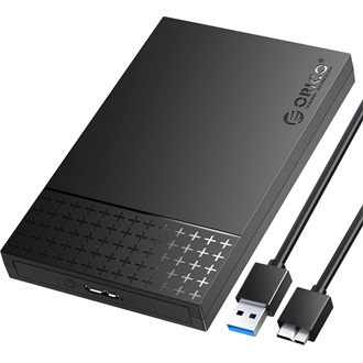 Orico 2526U3-V1-BK-EP 2.5" SATA3 USB3.0 külső ház fekete