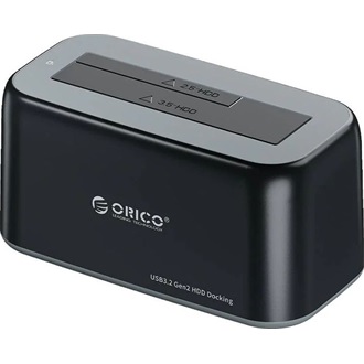 Orico 6819C3-V1-EU-BK-HW 2.5/3.5" SATA3 USB-A 3.2 Gen2×1 USB-C 3.2 Gen2×1 dokkoló fekete