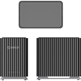 Orico 9758C3-V1-EU-BK 2.5/3.5" SATA3 USB3.0 USB-C külső ház fekete