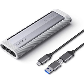 Orico AXM2S-G2-V1-GY M.2 2280 PCIe NVMe USB-A 3.2 Gen2×1 USB-C 3.2 Gen2×1 külső ház