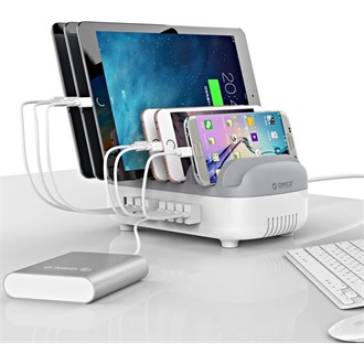 Orico DUK-10P-V1-EU-WH 120W univerzális hálózati töltő adapter fehér