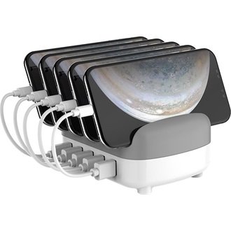 Orico DUK-5P-EU-WH 40W univerzális hálózati töltő adapter fehér