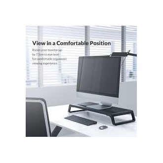 Orico HSQ-M1-BK 564×211mm monitor tartó asztalra fekete