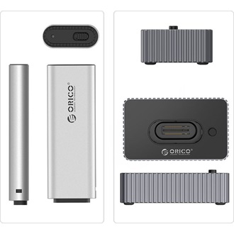 Orico IT18C3-GY M.2 2280 PCIe NVMe USB-A 3.2 Gen2×1 USB-C 3.2 Gen2×1 dokkoló szürke