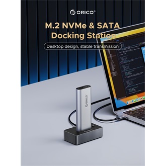 Orico IT18C3-GY M.2 2280 PCIe NVMe USB-A 3.2 Gen2×1 USB-C 3.2 Gen2×1 dokkoló szürke