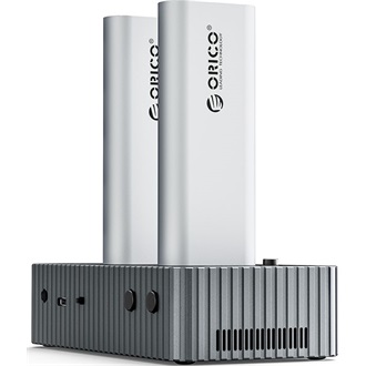 Orico IT28N-C-EU-GY M.2 2280 PCIe NVMe USB-A 3.2 Gen2×1 USB4 dokkoló szürke