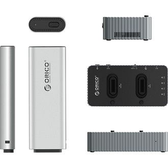 Orico IT28N-C-EU-GY M.2 2280 PCIe NVMe USB-A 3.2 Gen2×1 USB4 dokkoló szürke