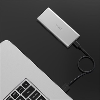 Orico M2G-C3 M.2 2280 SATA3 USB-C külső ház ezüst