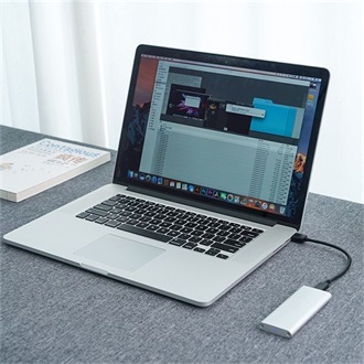 Orico M2G-C3 M.2 2280 SATA3 USB-C külső ház ezüst