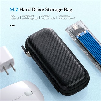 Orico M2PH01-BK M.2 2280 HDD/SSD tok fekete