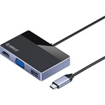 Orico ORICO-DM-7TS 3-port USB-C dokkoló fekete-szürke