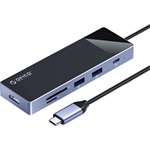 Orico ORICO-DM-9P 5-port 60W USB-C dokkoló fekete-szürke