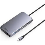 Orico ORICO-XCR-X33 12-port 100W USB-C dokkoló ezüst