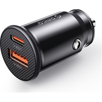 Orico PM-30-1A1C 30W univerzális autós töltő adapter fekete
