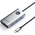 Orico PW11-6P-GY 6-port 100W USB-C dokkoló szürke