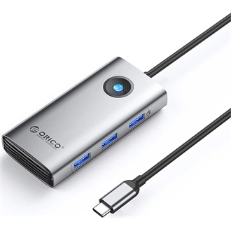 Orico PW11-6P-GY 6-port 100W USB-C dokkoló szürke