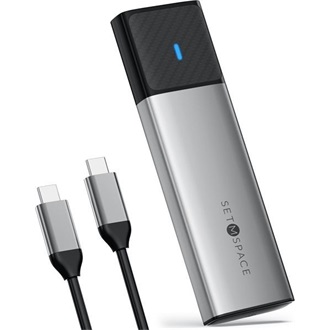 Orico STMS-STPWDM2-G2 M.2 2280 PCIe NVMe USB-C 3.2 Gen2×1 külső ház szürke