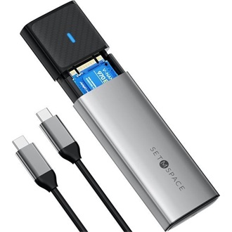 Orico STMS-STPWDM2-G2 M.2 2280 PCIe NVMe USB-C 3.2 Gen2×1 külső ház szürke