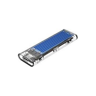 Orico TCM2-G20 M.2 2280 PCIe NVMe USB-C 3.2 Gen2×1 külső ház átlátszó-ezüst
