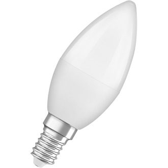 Osram Base matt műanyag búra/5W/470lm/2700K/E14/dobozos LED gyertya izzó 3 db