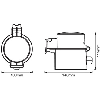 Osram Smart+ WiFi smart home 1db villásdugó CEE 7/3 (EU) smart plug fehér