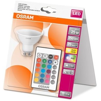Osram Star+ 250lm RGBW GU10 PAR16 spotlight LED fényforrás