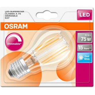 Osram Superstar 1055lm meleg-fehér E27 körte LED fényforrás