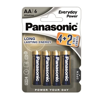 Panasonic Everyday Power AA (LR6) alkáli elem 6db