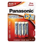 Panasonic Pro Power AAA (LR03) alkáli elem 6db
