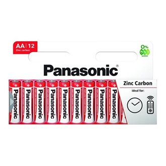Panasonic AA (LR6) cink-szén elem 12db