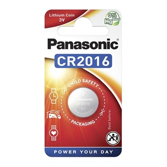 Panasonic gomb (CR2016 ) Li elem 1db