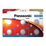 Panasonic gomb (CR2016 ) Li elem 6db