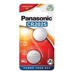 Panasonic gomb (CR2025 ) Li elem 2db