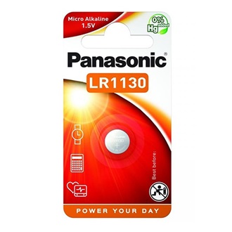 Panasonic gomb (LR1130 ) alkáli elem 1db