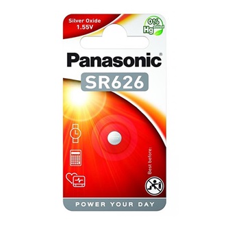 Panasonic gomb (SR626 ) ezüst-oxid elem 1db