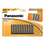 Panasonic AAA (LR03) alkáli elem 10db