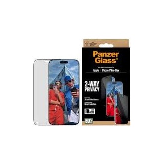 PANZERGLASS 2-WAY PRIVACY ULTRA-WIDE EASYALIGNER képernyővédő üveg betekintés ellen, karcálló + segédkeret, FEKETE