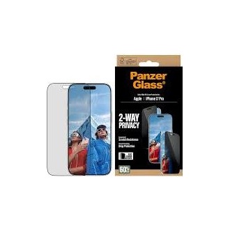 PANZERGLASS 2-WAY PRIVACY ULTRA-WIDE EASYALIGNER képernyővédő üveg betekintés ellen, karcálló + segédkeret, FEKETE