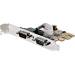 StarTech PCIE DUAL SERIAL PORT CARD 16C1050 UART 5V/12V STATUS LIGHT