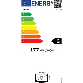 PD-55Q 54.6IN UHD 3840 X 2160 700 CD/M2