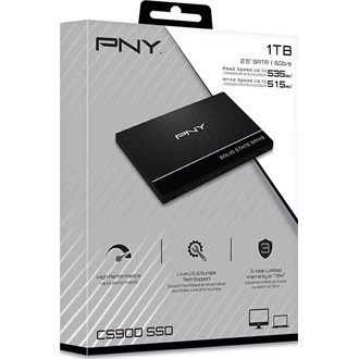PNY CS900 1TB SATA3 2,5" SSD fekete