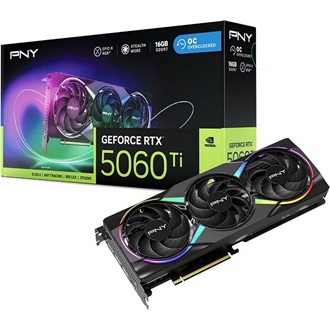 PNY GeForce RTX 5060 Ti ARGB Overclocked Triple Fan 8GB GDDR7 128-bit grafikus kártya