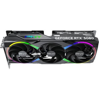 PNY GeForce RTX 5080 Overclocked Triple Fan 16GB GDDR7 256-bit grafikus kártya