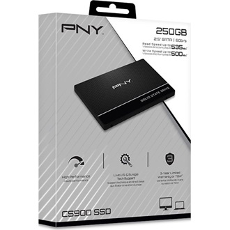 PNY CS900 250GB SATA3 2,5" SSD fekete