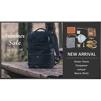 PN-55D3 55IN FHD 500CD/QM 1200:1 5MS DP HDMI DVI VGA