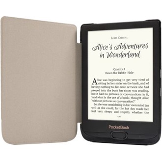 PocketBook Shell Touch HD 3, Touch Lux 4, Basic Lux 2 6" e-book olvasó tok barna