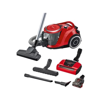 Bosch Serie6 ProAnimal porzsák nélküli porszívó piros