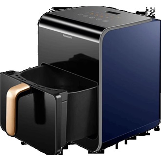 Panasonic AirFryer NF-CC600AXE ablakos forrólevegős sütő fekete