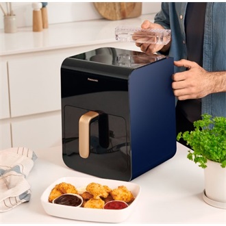 Panasonic AirFryer NF-CC600AXE ablakos forrólevegős sütő fekete