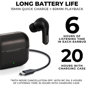 Panasonic B310W True Wireless vízálló fülhallgató headset fekete